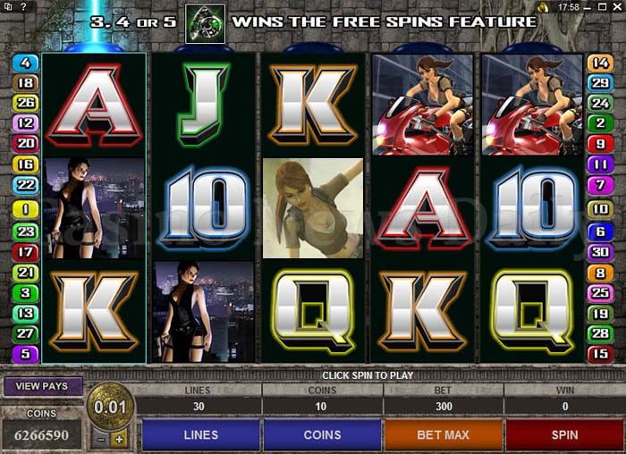 Tomb-Raider-Secret-of-the-Sword-Slot-microgamin