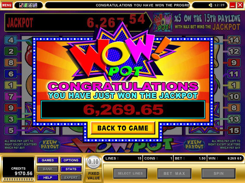 gana jackpot progresivo de tragaperras Wow Pot