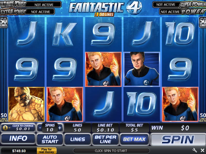 fantastic four 50 líneas