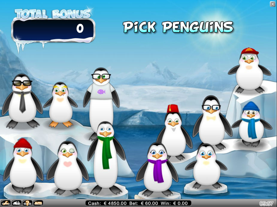 Juego de Bonificación de tragaperras icy wonders