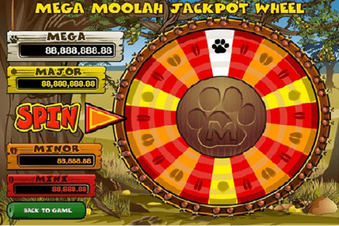 Juego de Jackpot de tragaperras mega moolah
