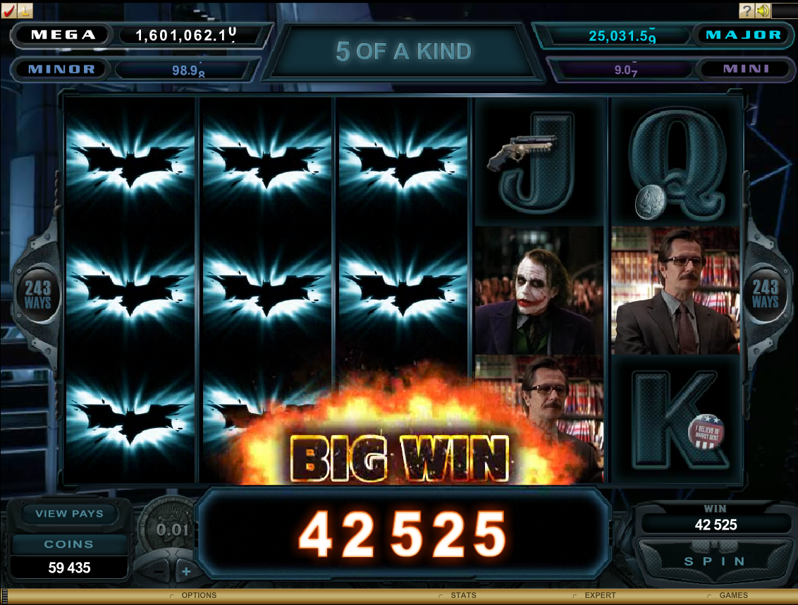 juego de tragaperras dark knight