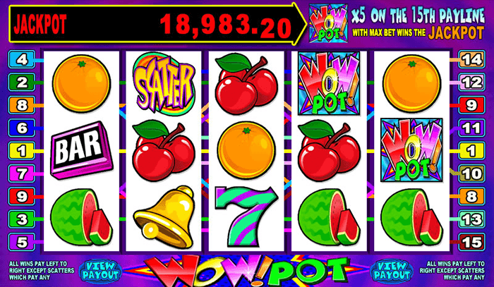 tema de tragaperras wowpot
