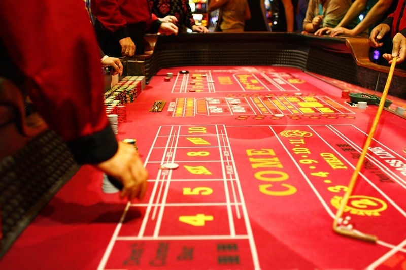 El juego de los dados en el casino