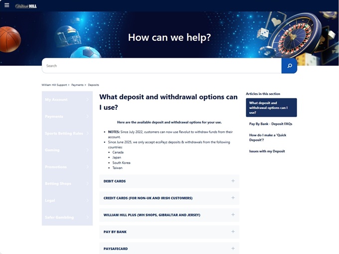 William Hill Casino 16.06.2026. bank