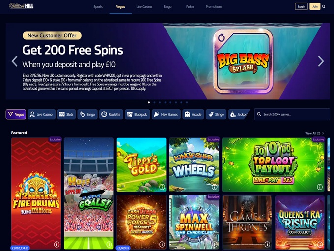 William Hill Casino 16.06.2026. hp