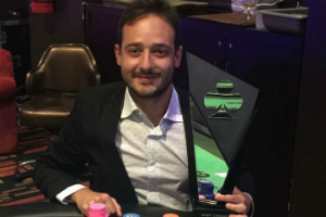 Felipe Rubino con un premio de $54,000 tras su victoria en el Conrad Poker Tour