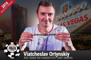 Viatcheslav Ortynskiy gana el $3,000 Pot-Limit Omaha de seis jugadores de las WSOP 2016