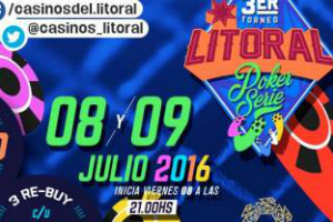 Mañana empieza la tercera fecha del Litoral Póker Series