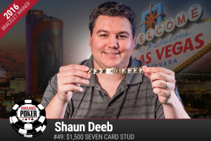 Shaun Deeb Gana el Seven Card Stud de $1,500 de las WSOP 2016