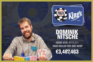 Dominik Nitsche gana el 2017 WSOP Europe €111,111 High Roller for ONE DROP