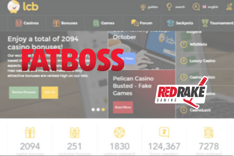 LCB, FatBoss Casino y Red Rake Gaming se unen para un exclusivo torneo de tragaperras