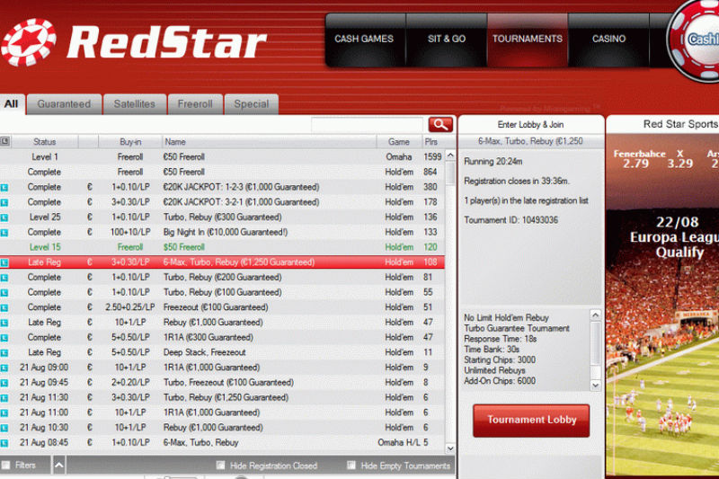 Red Star Poker reemplaza el cercano cierre de MPN con iPoker de Playtech