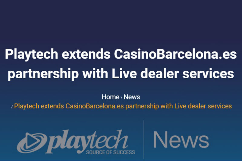 CasinoBarcelona.es agregará contenidos de Live Casino de Playtech