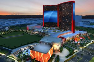Resorts World Las Vegas presenta una pantalla LED gigante en West Hotel Tower
