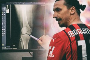 Zlatan Ibrahimović Fuera de 7 a 8 Meses después de la Cirugía de Rodilla