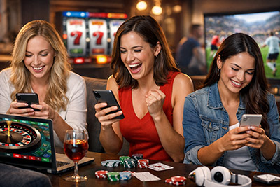 Crece la participación femenina en el juego online en España